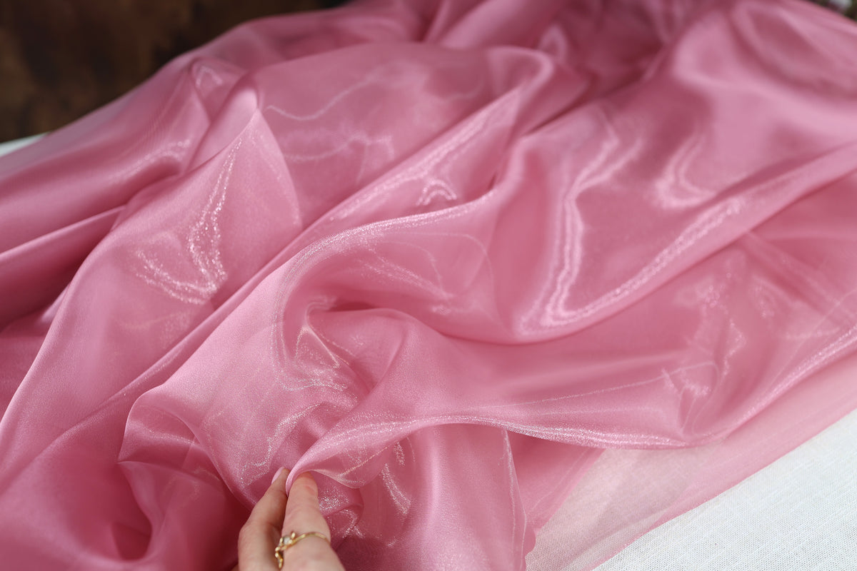 Crystal Organza Fabric by the Yard for Dress & Sewing-  47 Colors