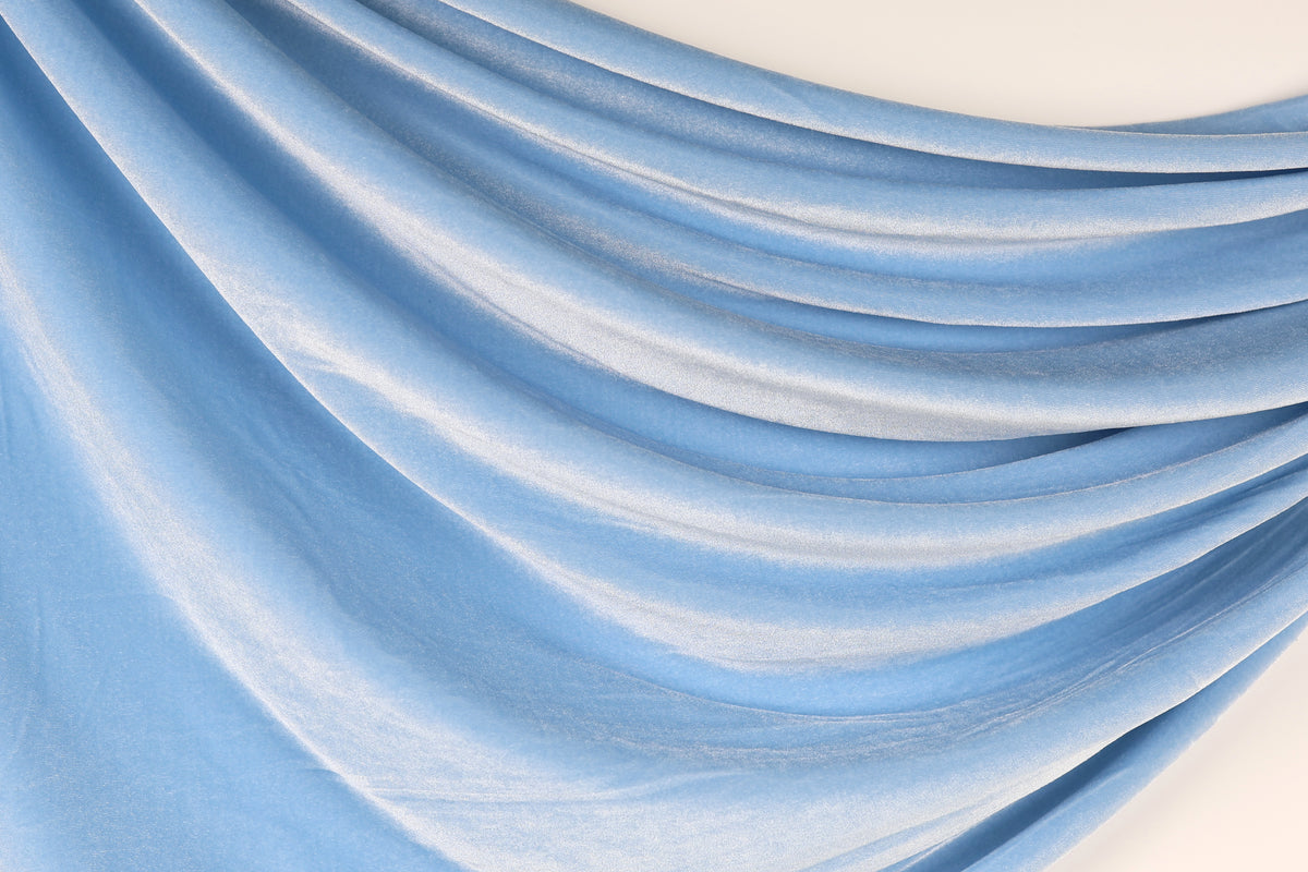 Stretch Velvet Fabric by the Yard, Heavy 360 GSM – 13 Colors