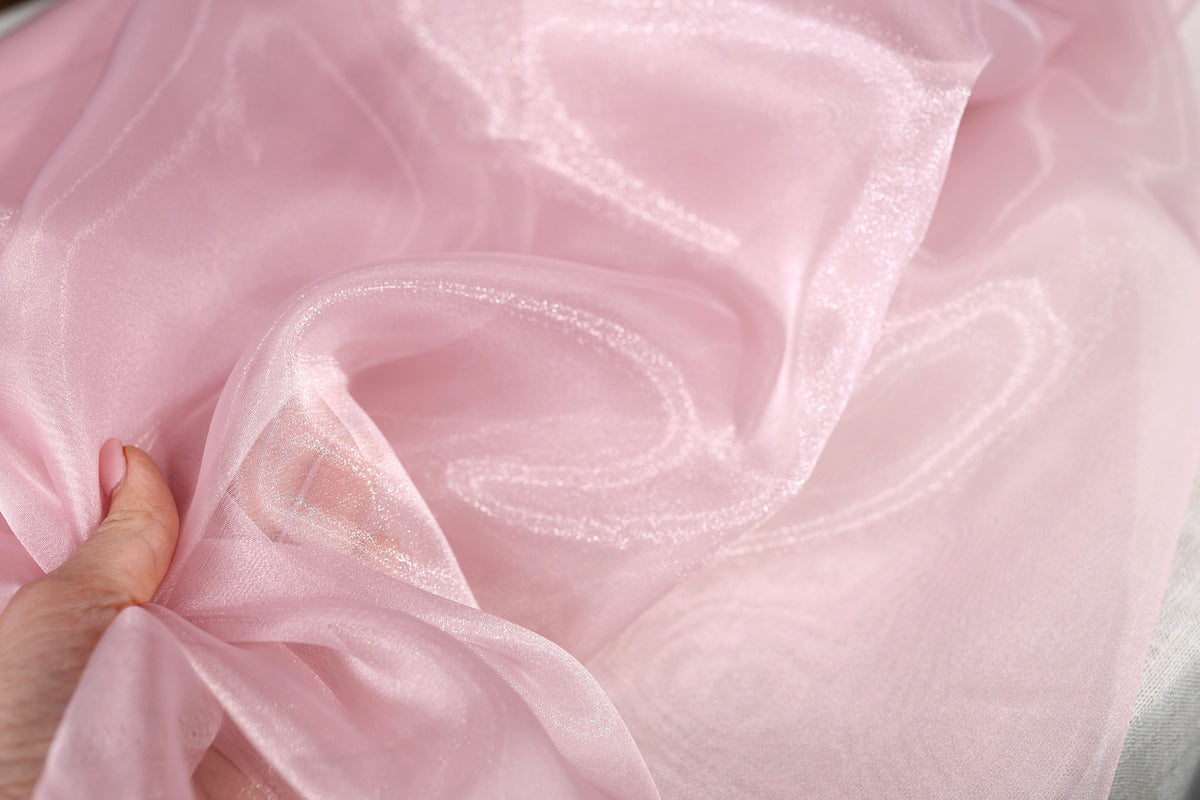 Crystal Organza Fabric by the Yard for Dress & Sewing-  47 Colors