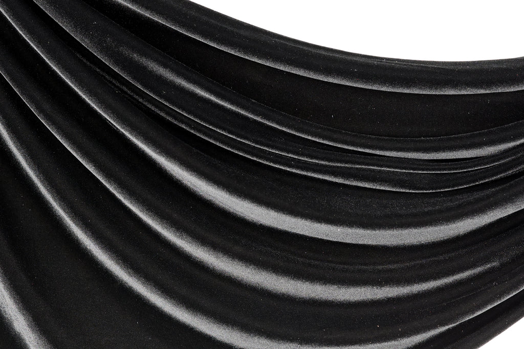Beige Stretch Velvet Fabric by the Yard, Heavy Velvet for Dresses & Costumes