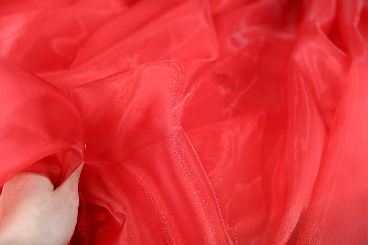 Crystal Organza Fabric by the Yard for Dress & Sewing-  47 Colors
