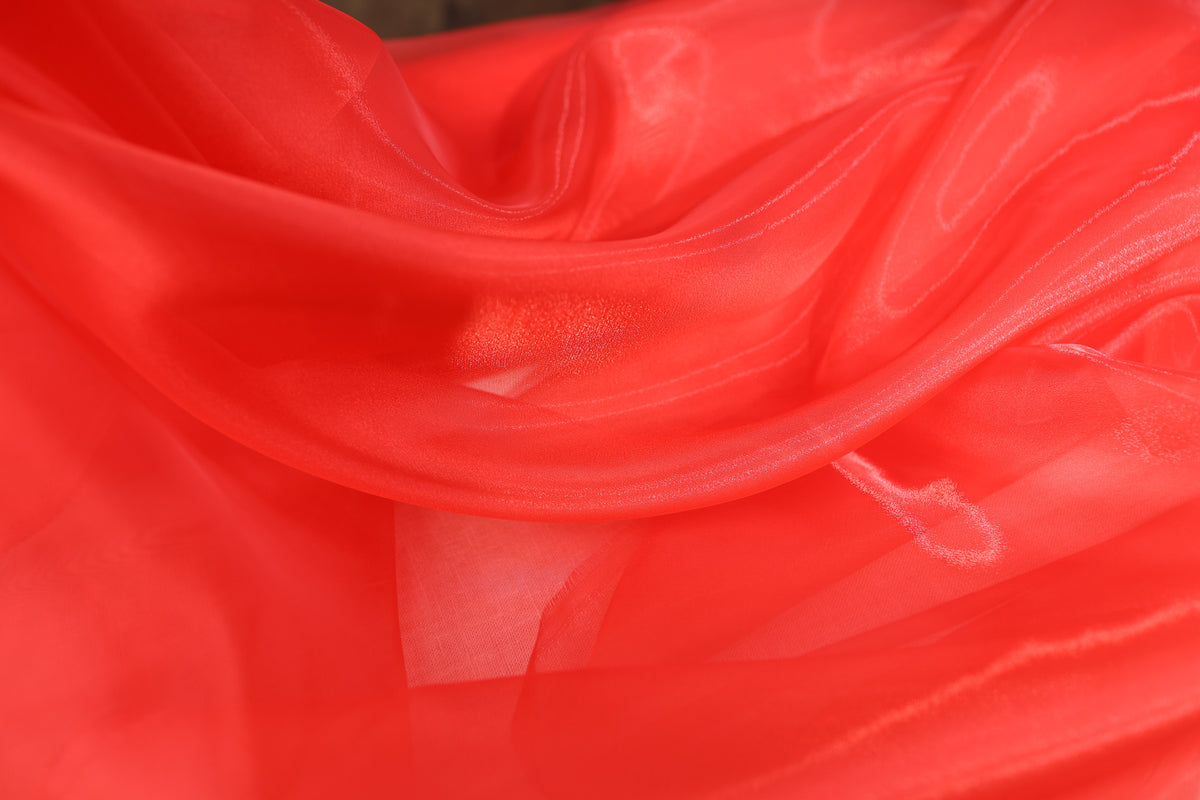Crystal Organza Fabric by the Yard for Dress & Sewing-  47 Colors