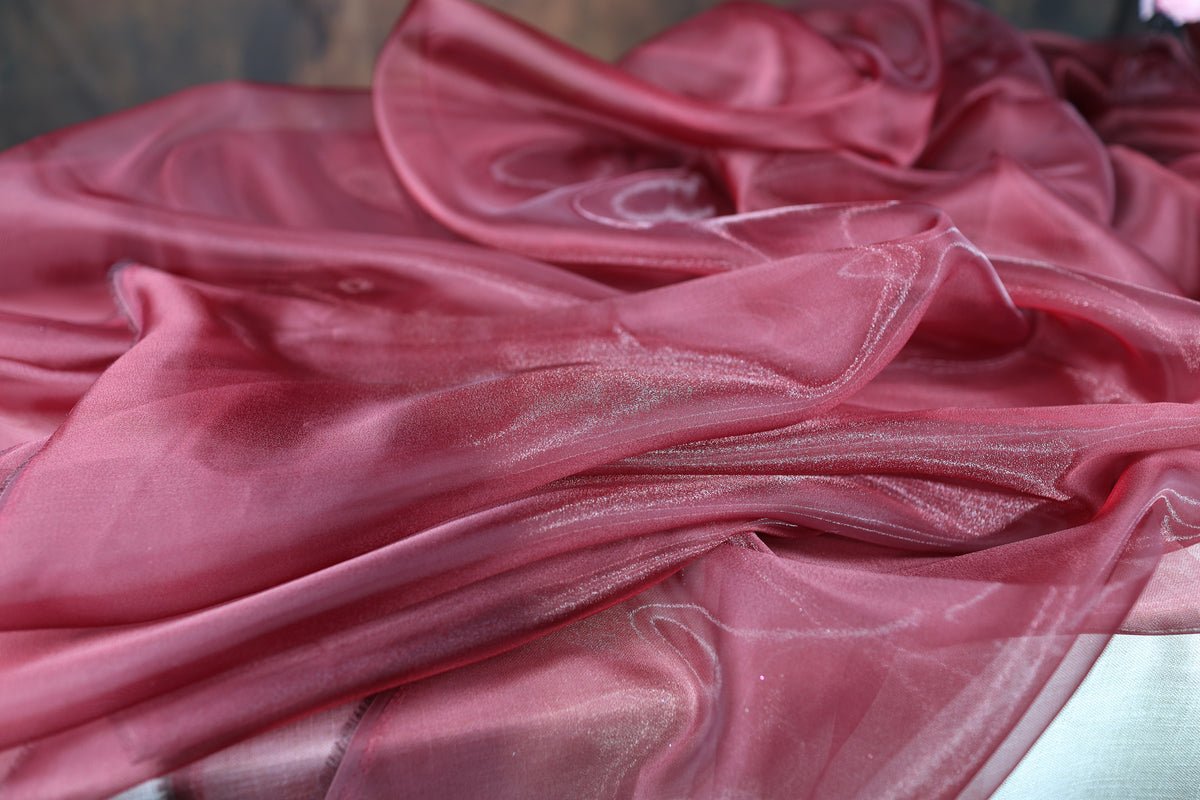 Crystal Organza Fabric by the Yard for Dress & Sewing-  47 Colors