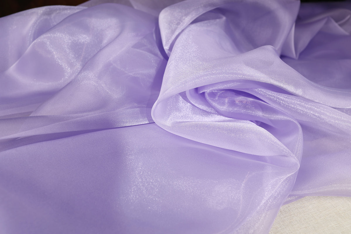 Crystal Organza Fabric by the Yard for Dress & Sewing-  47 Colors