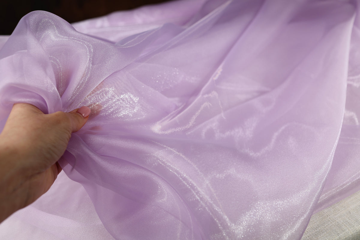 Crystal Organza Fabric by the Yard for Dress & Sewing-  47 Colors