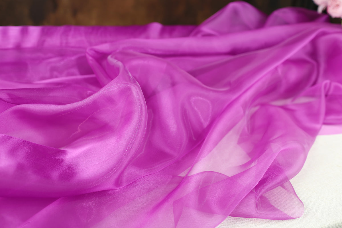 Crystal Organza Fabric by the Yard for Dress & Sewing-  47 Colors