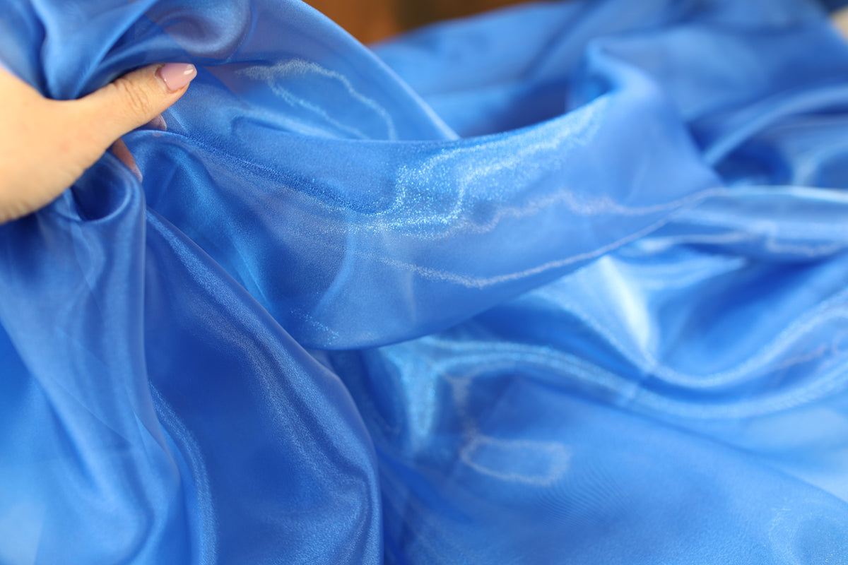 Crystal Organza Fabric by the Yard for Dress & Sewing-  47 Colors