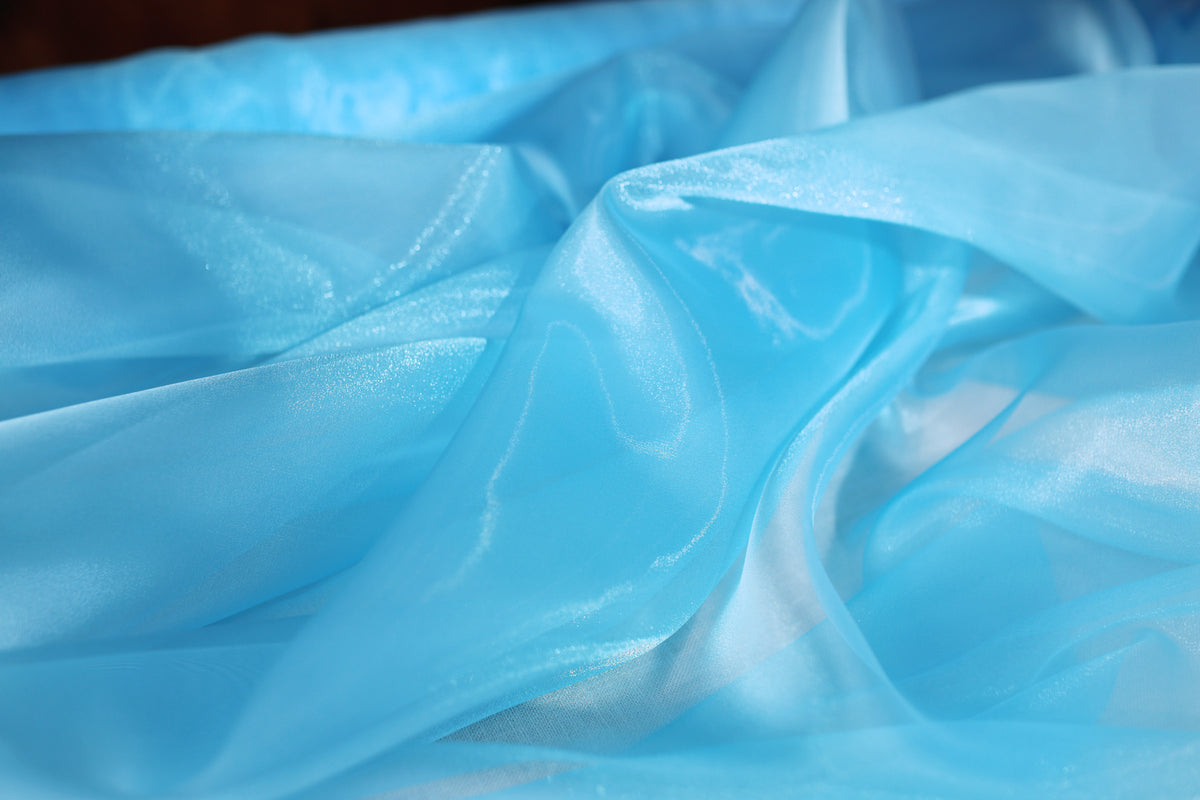 Crystal Organza Fabric by the Yard for Dress & Sewing-  47 Colors