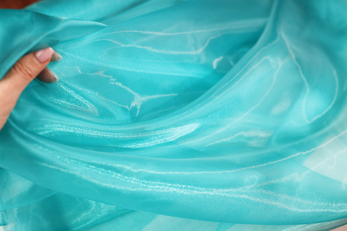 Crystal Organza Fabric by the Yard for Dress & Sewing-  47 Colors