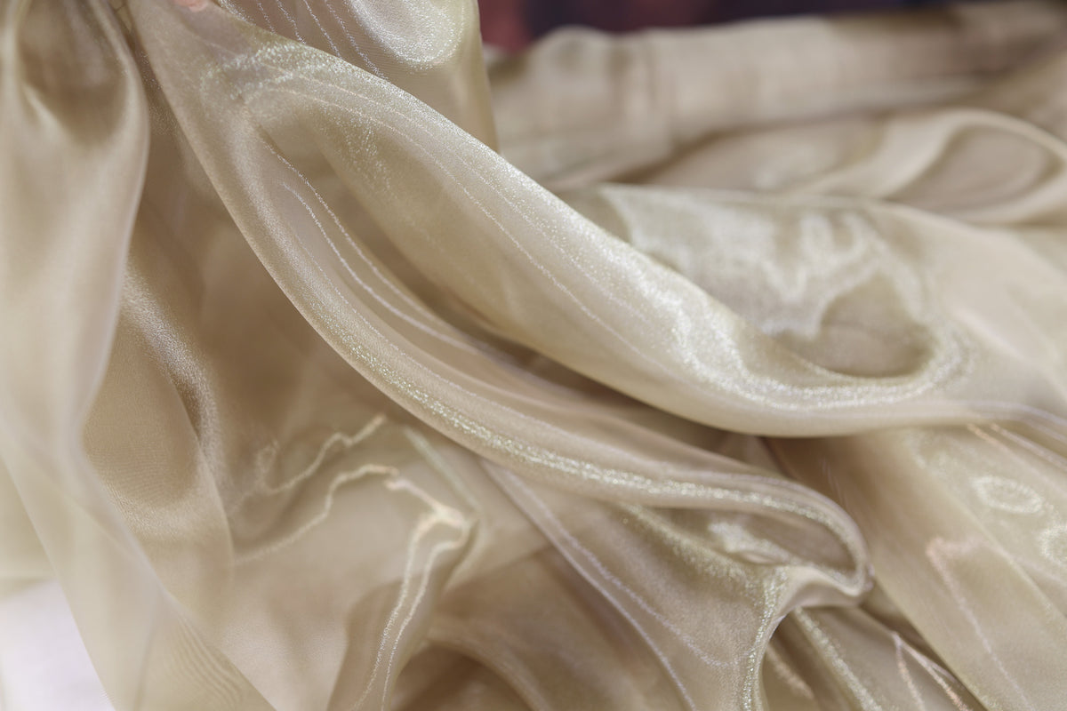 Crystal Organza Fabric by the Yard for Dress & Sewing-  47 Colors