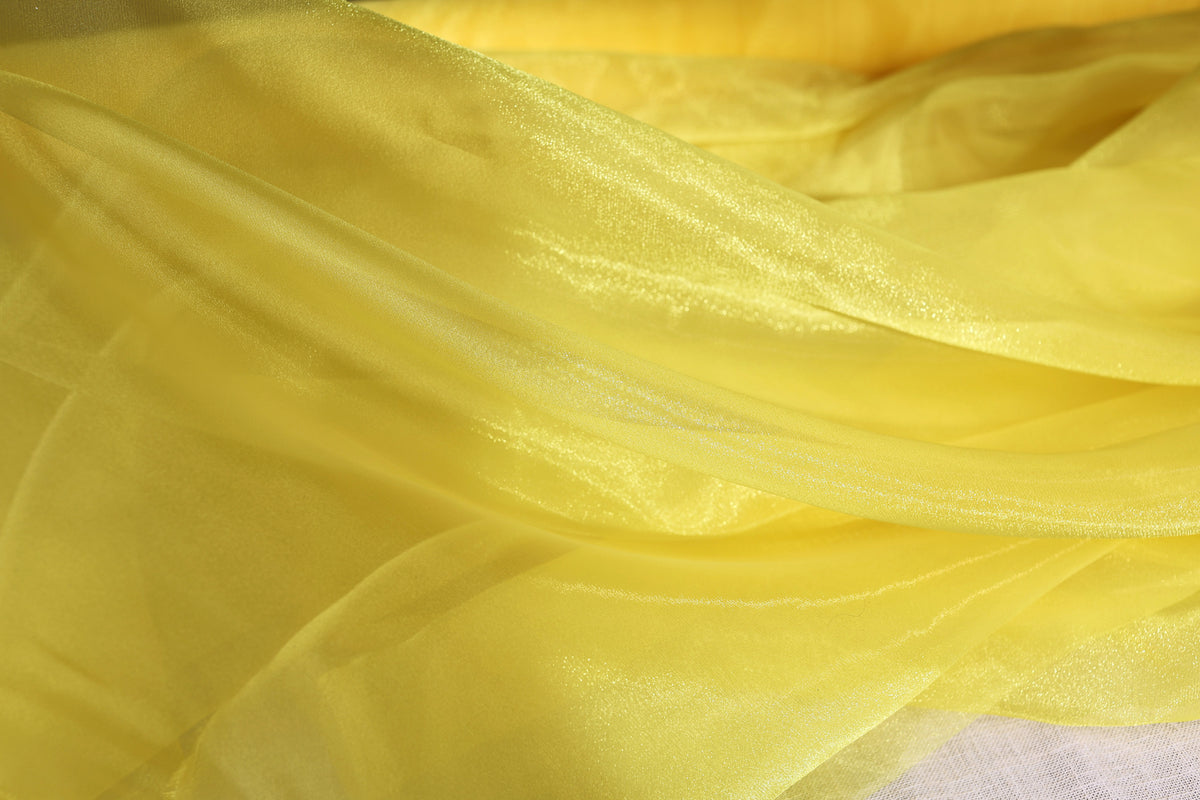 Crystal Organza Fabric by the Yard for Dress & Sewing-  47 Colors