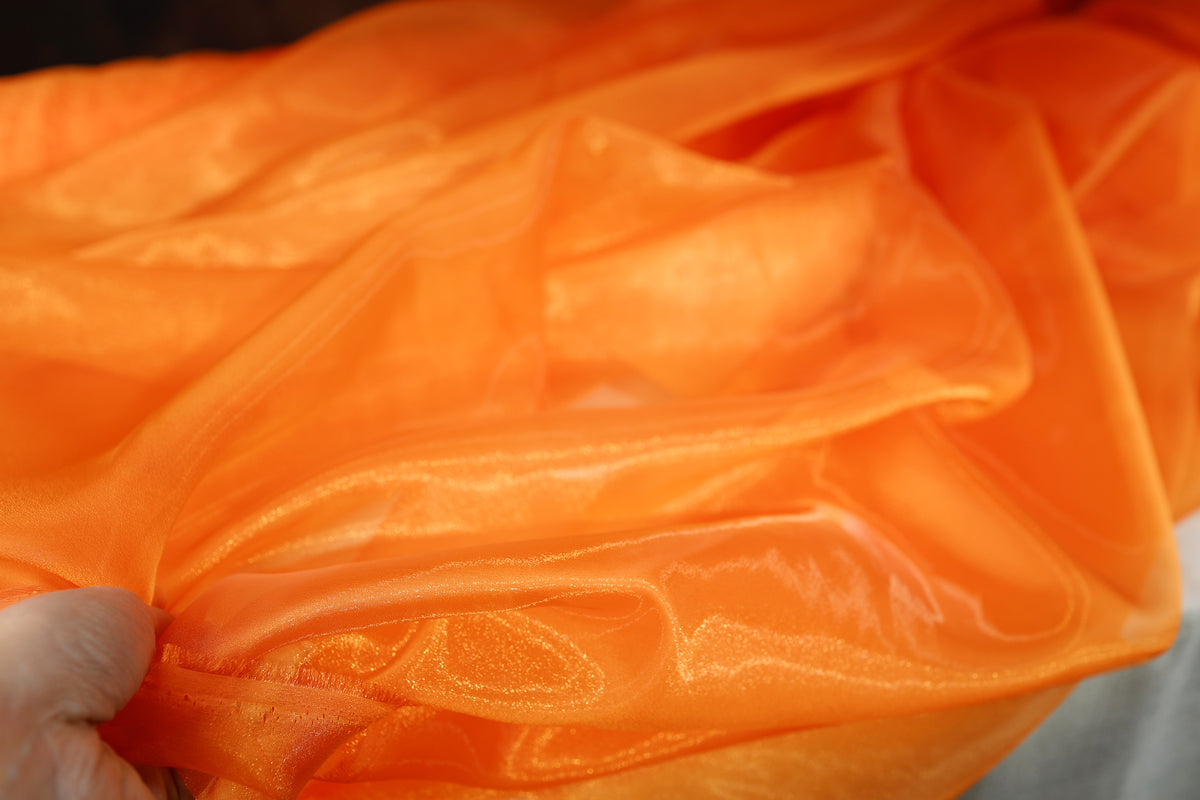 Crystal Organza Fabric by the Yard for Dress & Sewing-  47 Colors