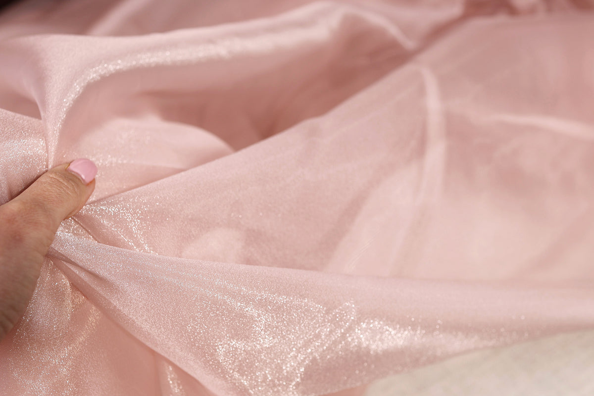 Crystal Organza Fabric by the Yard for Dress & Sewing-  47 Colors