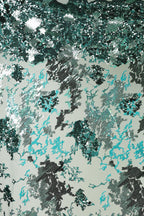 The image is a collage of various images, featuring a mix of green and black colors, as well as some white and gray elements. The overall composition appears to be abstract and artistic, with a sense of depth and texture.