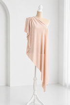 Beige-Nude Glitter Knit Fabric, 4-Way Stretch Dancewear Costume Fashion