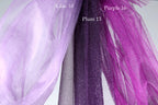 Glitter Tulle Fabric Swatches: 20 Colors, Sparkle Mesh, Semi-Soft Fabric Color Preview