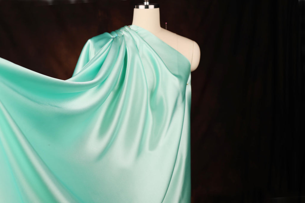 a dress on a mannequin in a room