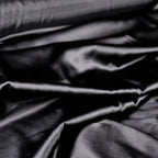 Navy, Royal Silky Satin Charmeuse Fabric by Yard, Silky Polyester for Gowns, Apparel