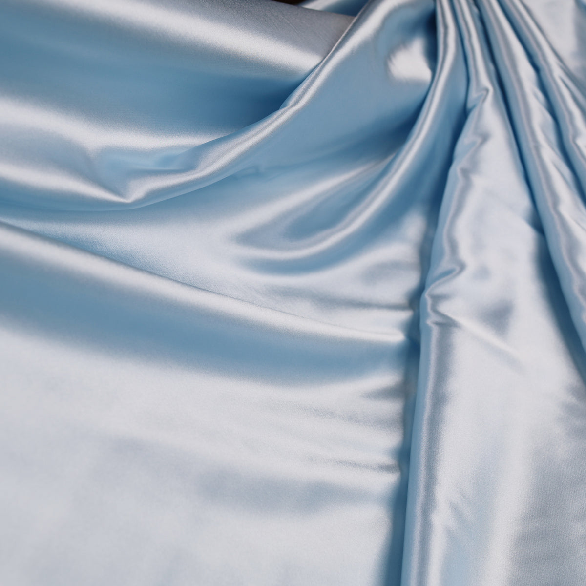 Charmeuse Satin Fabric by the Yard, Silky Polyester for Bridal, Prom and Costume Sewing
