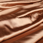 Brown Satin Charmeuse Fabric by the Yard, Silky Charmeuse for Dresses, Blouses and Luxury Apparel