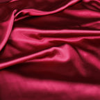 Red Satin Charmeuse Fabric by the Yard, Silky Charmeuse for Evening Dresses, Lingerie and Formalwear