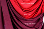 Glitter Spandex Knit Fabric: Shimmer Metallic 4-Way Stretch Material - 18 Colors