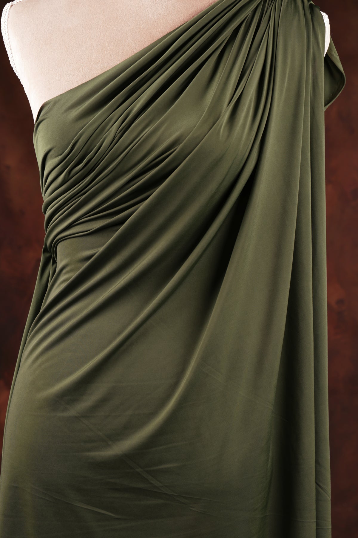 Olive & Sage Venechia Stretch Fabric – Matte 4-Way Knit 201 gsm Yardage