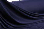 Royal Blue Venechia Stretch Knit Fabric – Matte 4-Way Apparel Cloth by the Yard