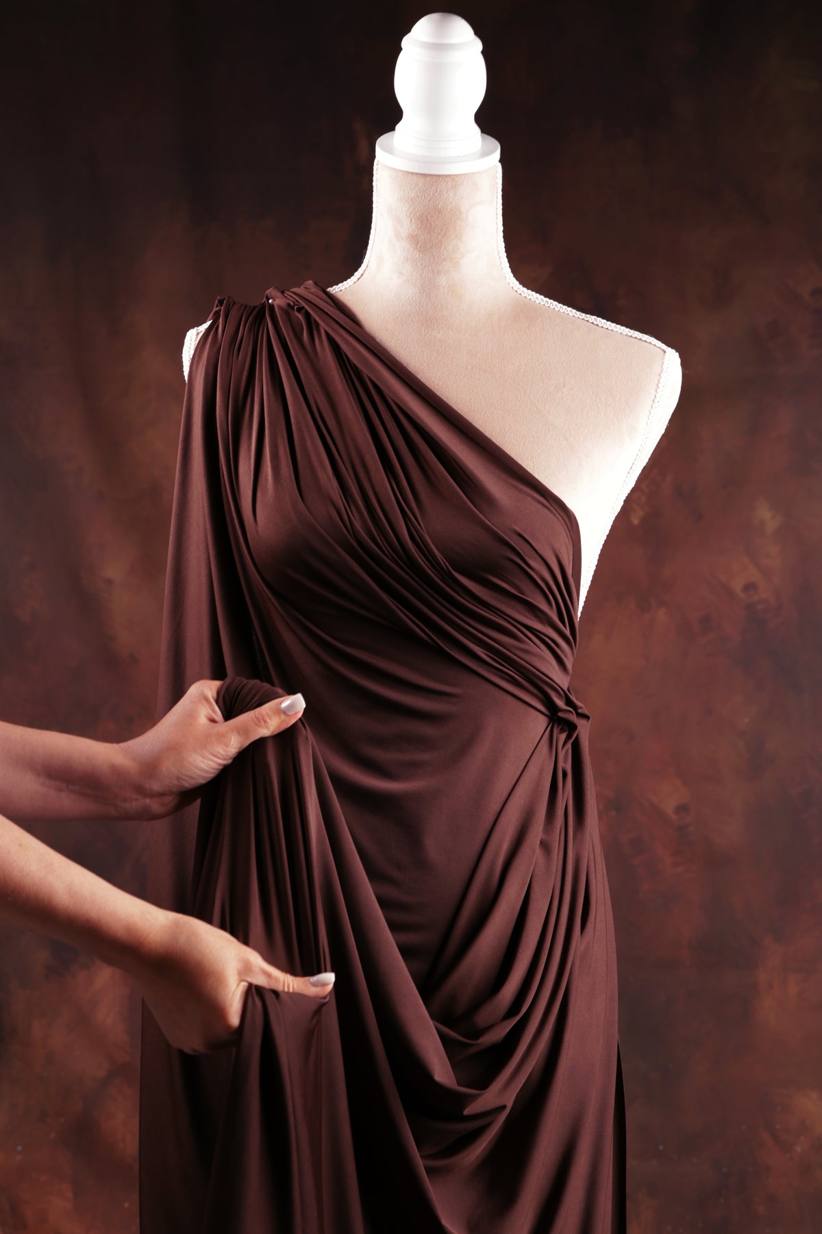 Classic Neutral Venechia Fabric – Matte 4-Way Stretch Knit Yardage