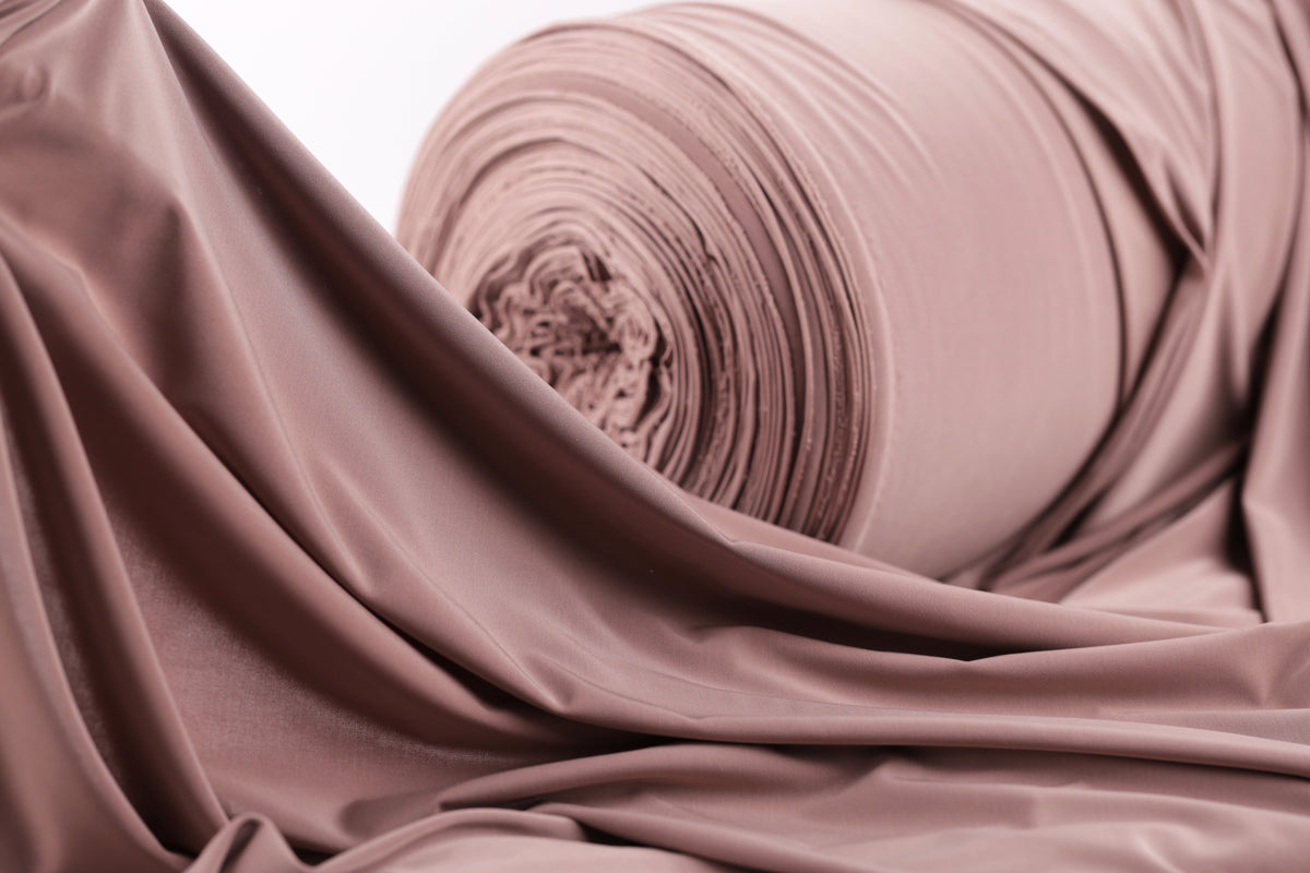 Champagne Venechia Stretch Knit – Matte Draping Fabric by the Yard