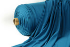 Royal Blue Venechia Stretch Knit Fabric – Matte 4-Way Apparel Cloth by the Yard