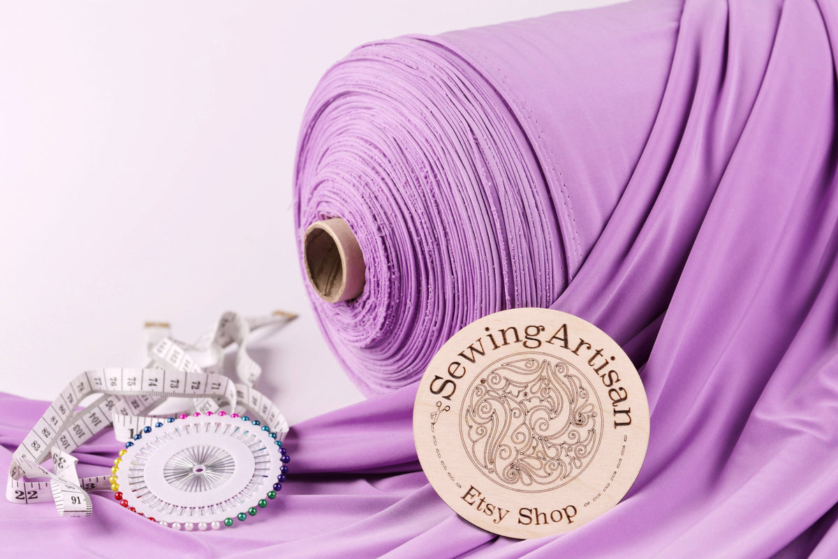 Lavender Venechia Stretch Knit – Smooth Matte Fabric 201 gsm by the Yard