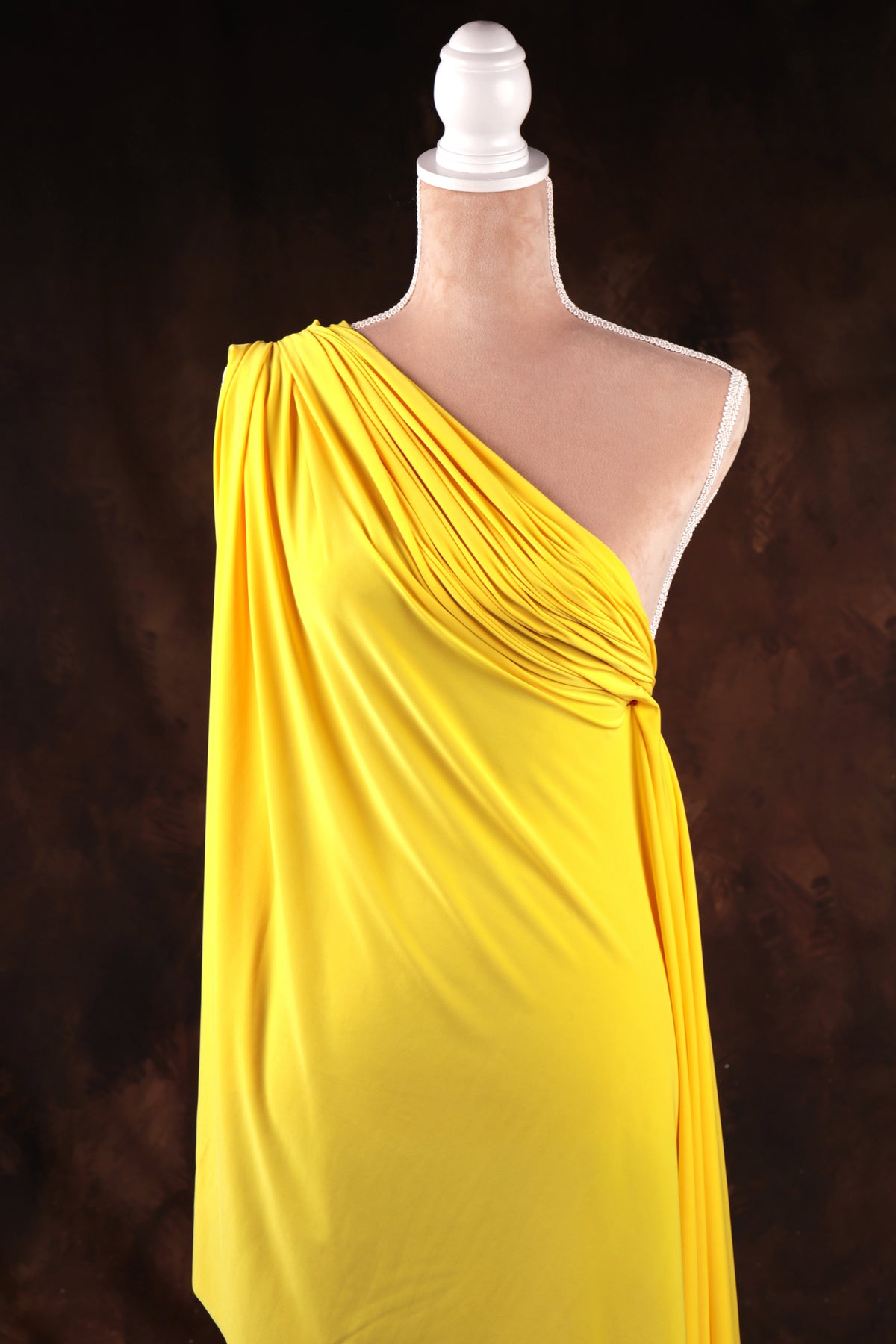 Golden Orange Venechia Stretch Fabric – Matte 4-Way Knit 201 gsm Yardage