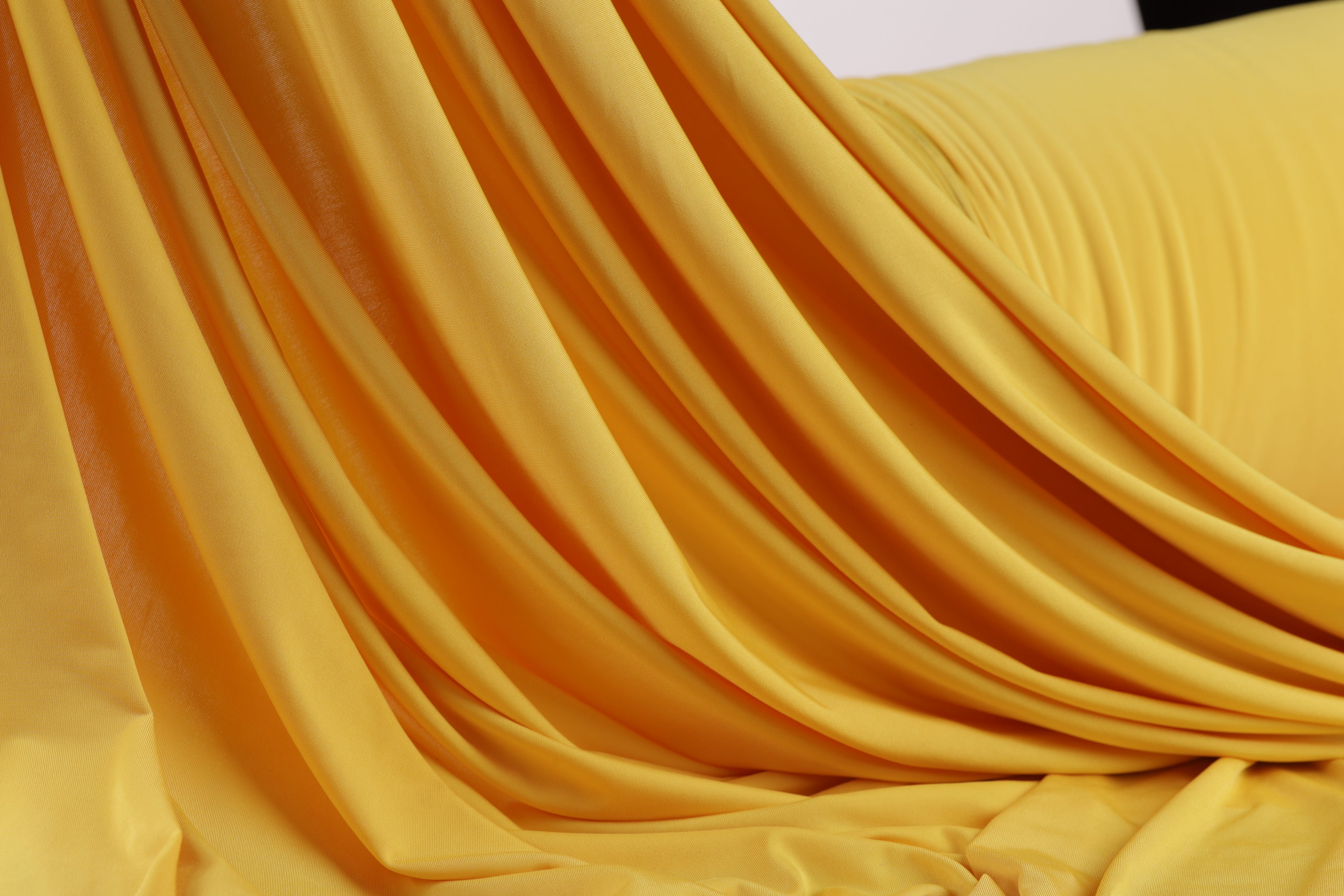 Golden Orange Venechia Stretch Fabric – Matte 4-Way Knit 201 gsm Yardage