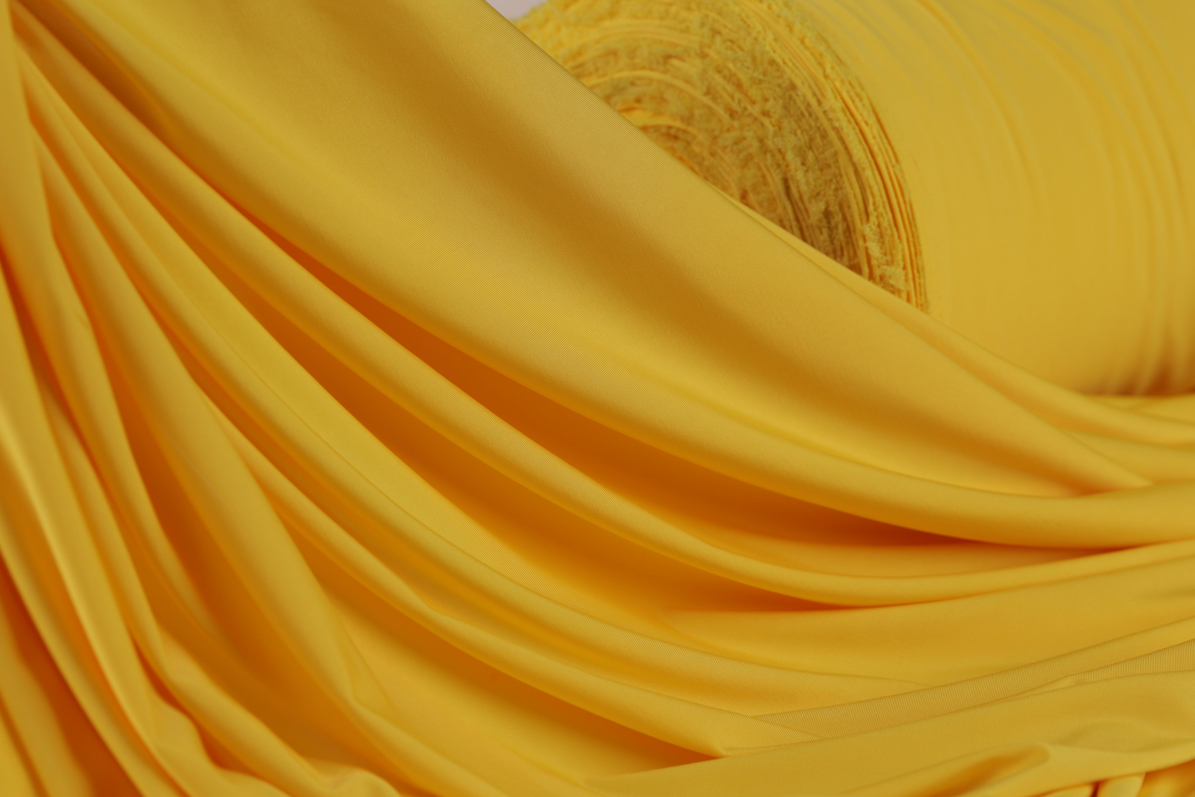 Golden Orange Venechia Stretch Fabric – Matte 4-Way Knit 201 gsm Yardage