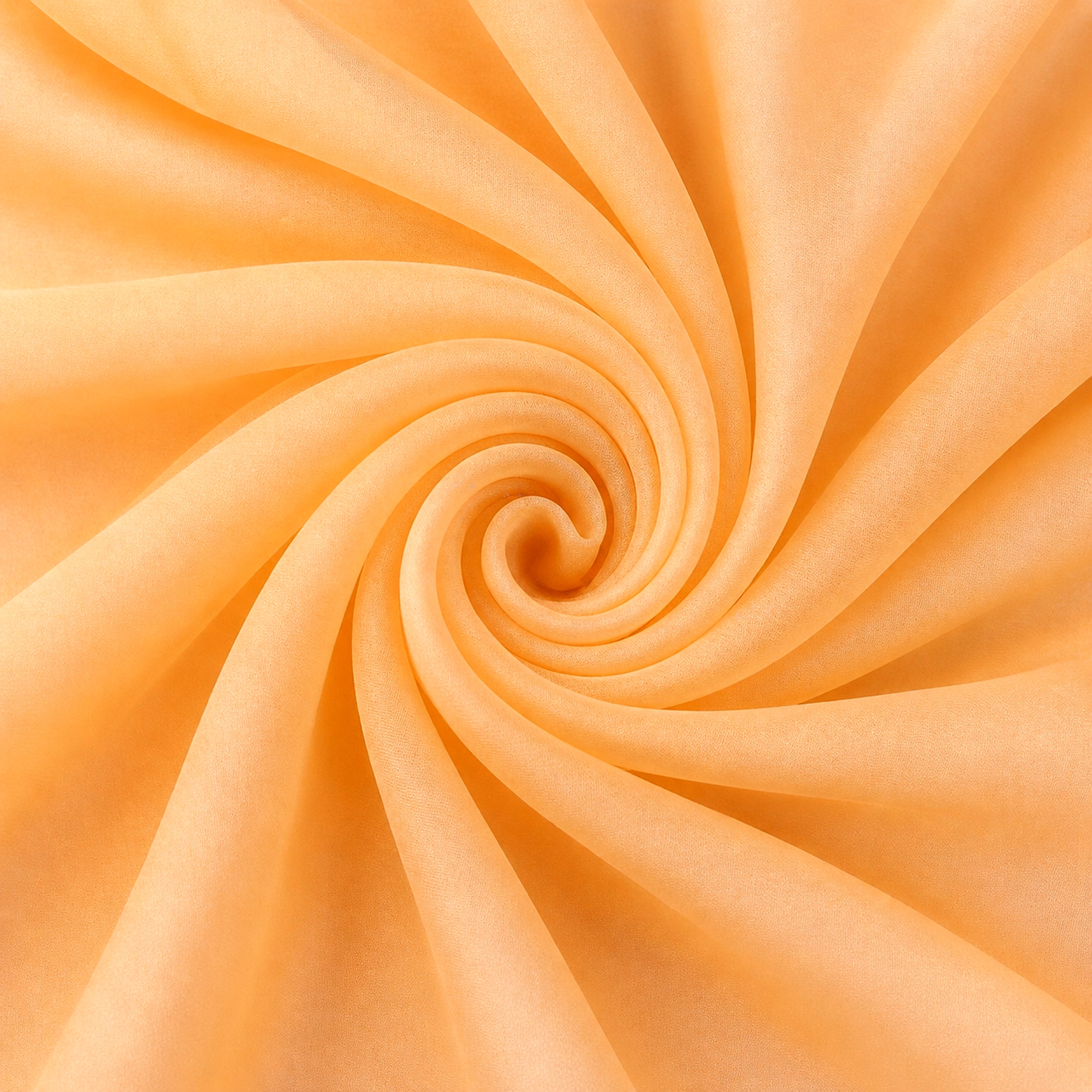 Yellow Orange Chiffon Fabric – Sheer Flowing Material for Dresses