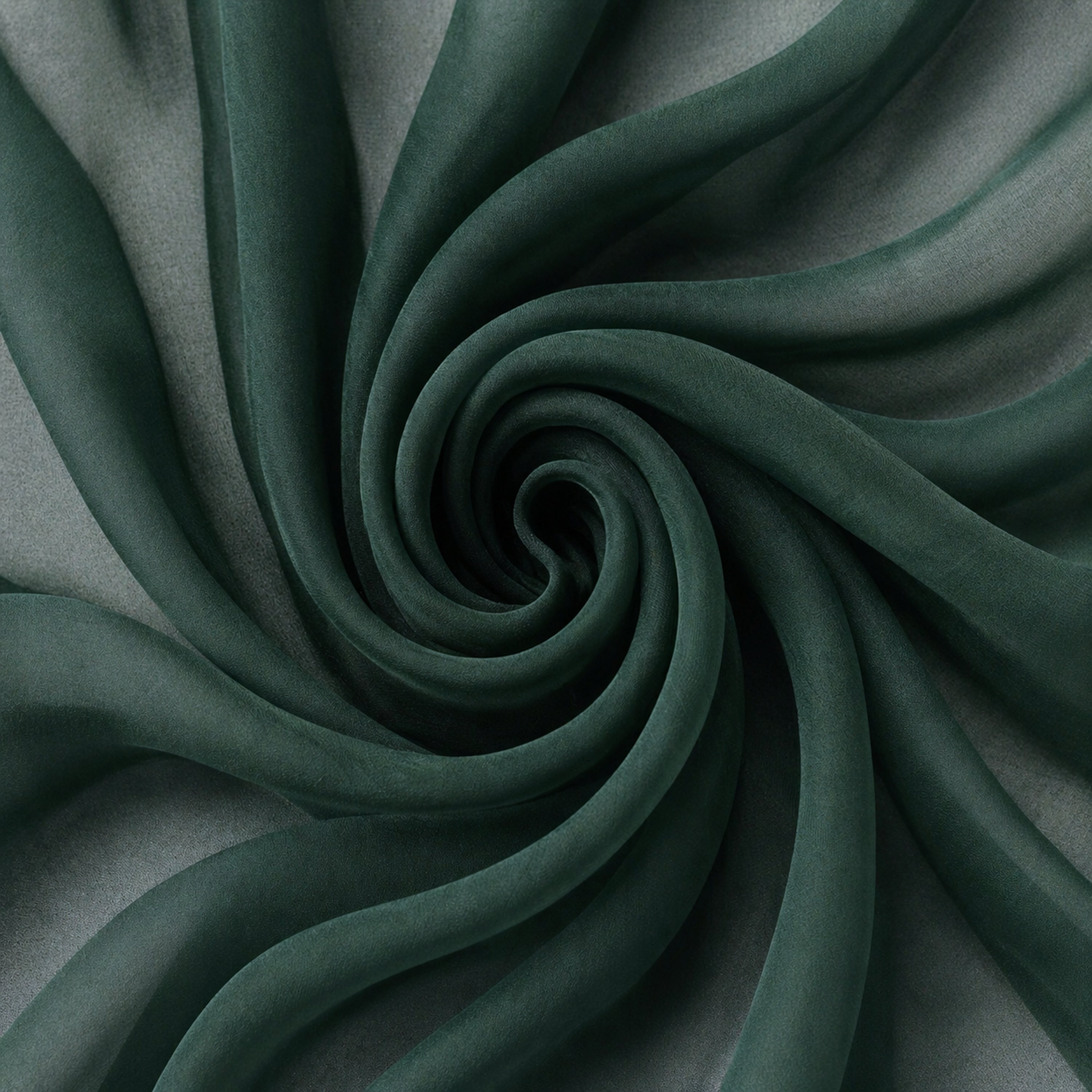 Olive Green Chiffon Fabric – Flowing Material for Dresses and Veils