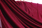 Red-Burgundy Glitter Knit Fabric, 4-Way Stretch Dancewear Costume Fashion