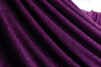 Purple-Fuchsia Glitter Knit Fabric, 4-Way Stretch Dancewear Costume Fashion