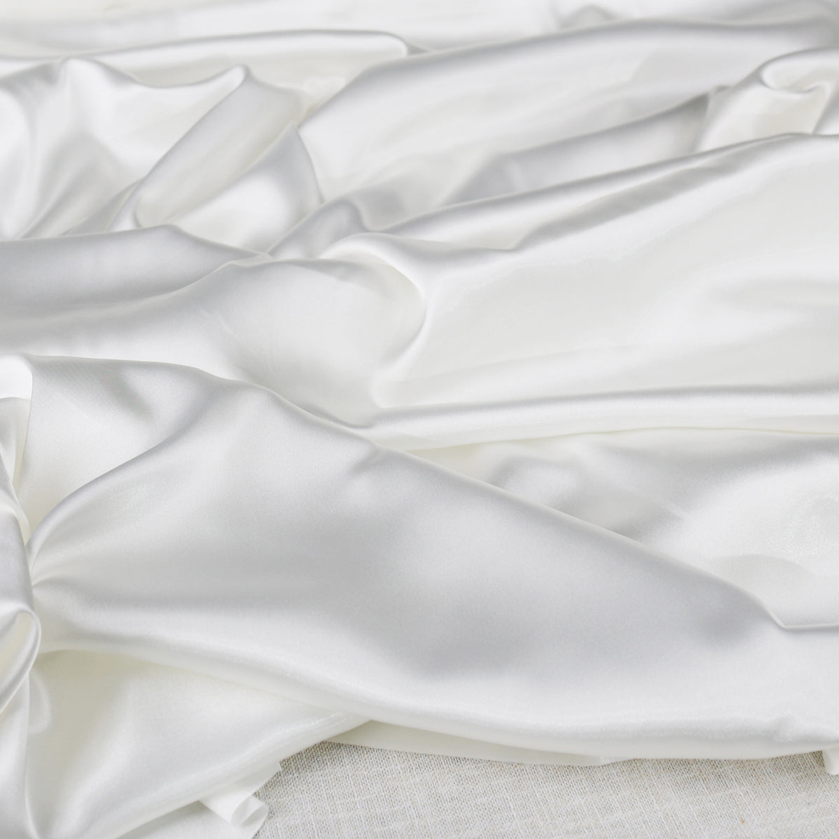 Charmeuse Satin Fabric by the Yard, Silky Polyester for Bridal, Prom and Costume Sewing