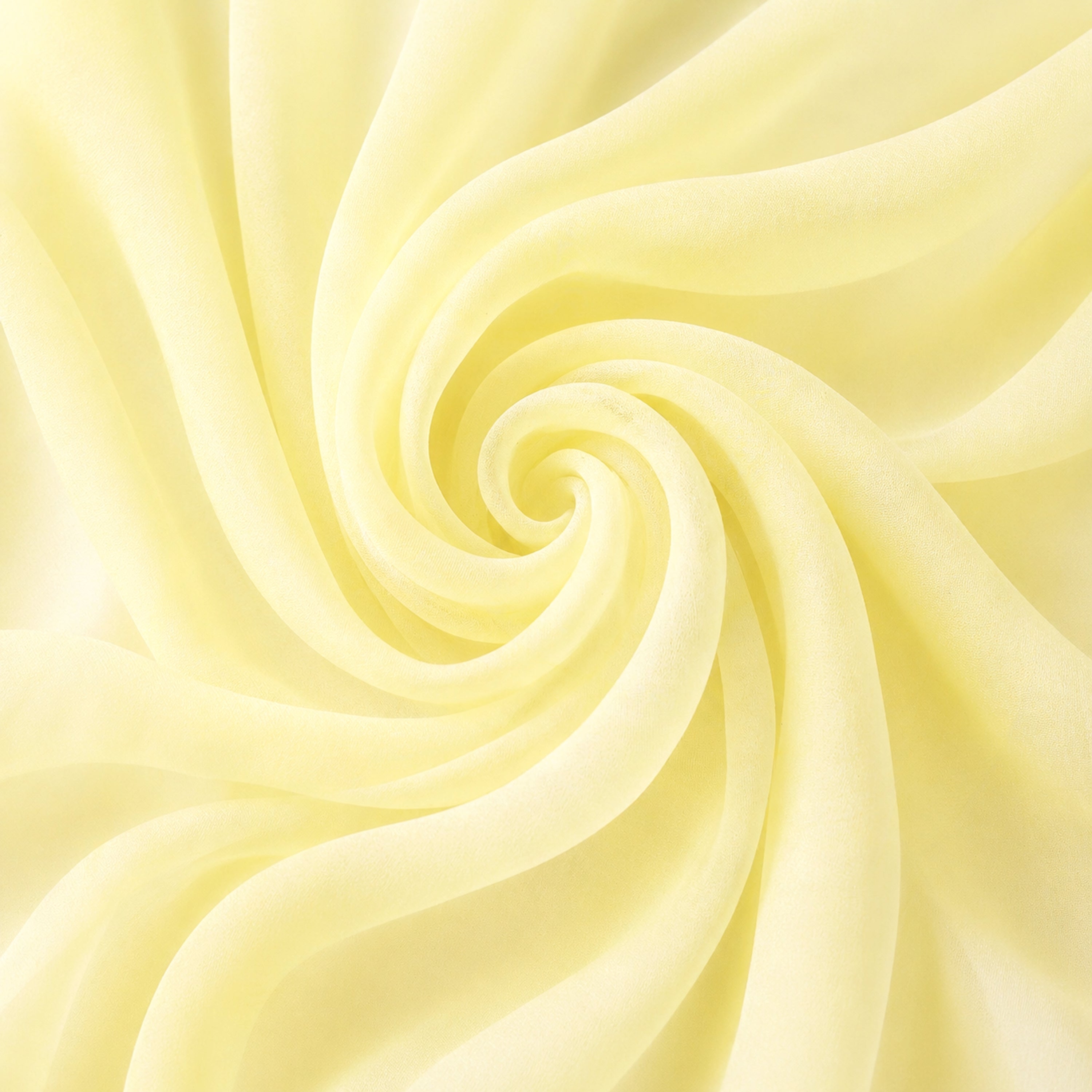 Yellow Orange Chiffon Fabric – Sheer Flowing Material for Dresses