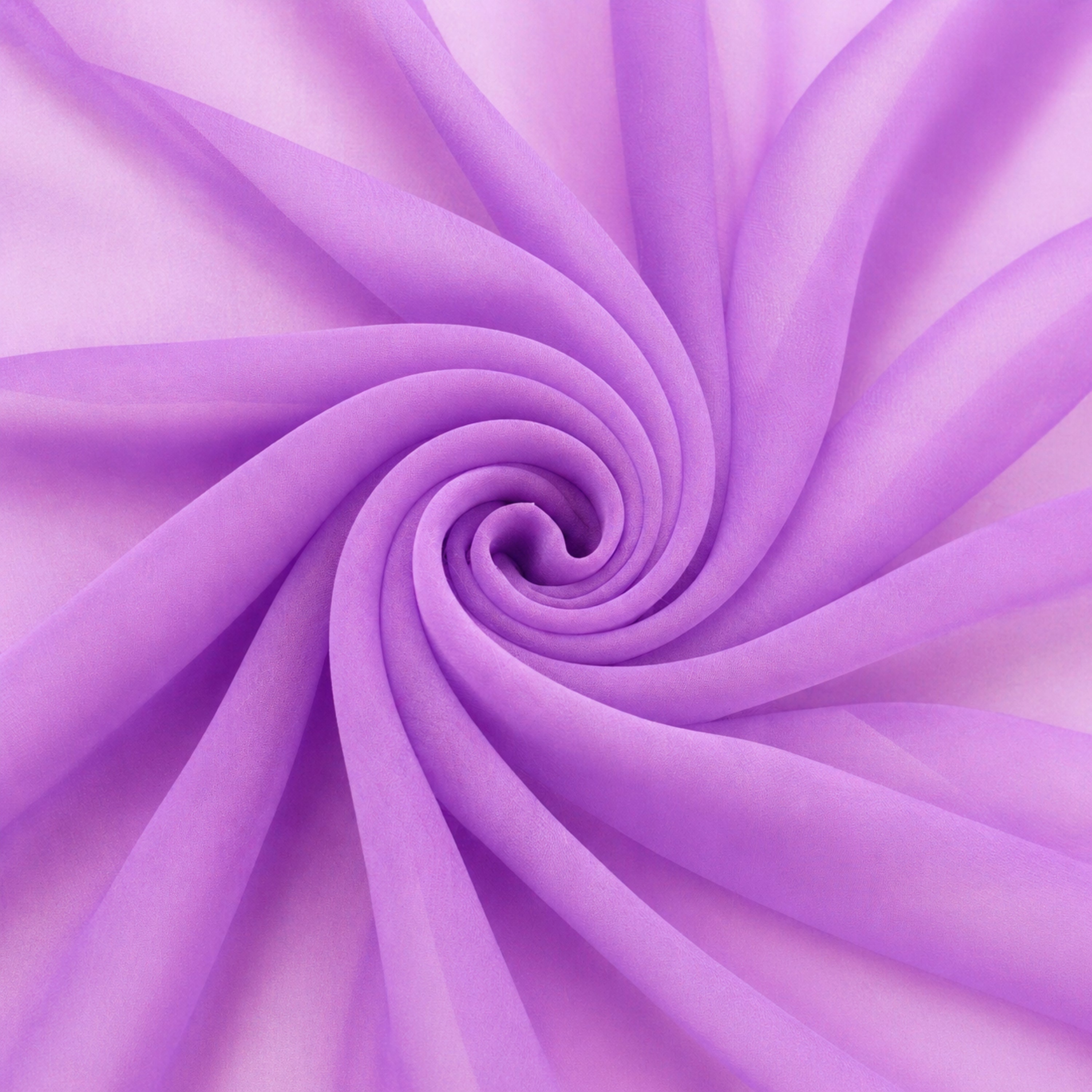 Lilac Purple Chiffon Fabric – Sheer Flowing Material for Dresses & Event Decor