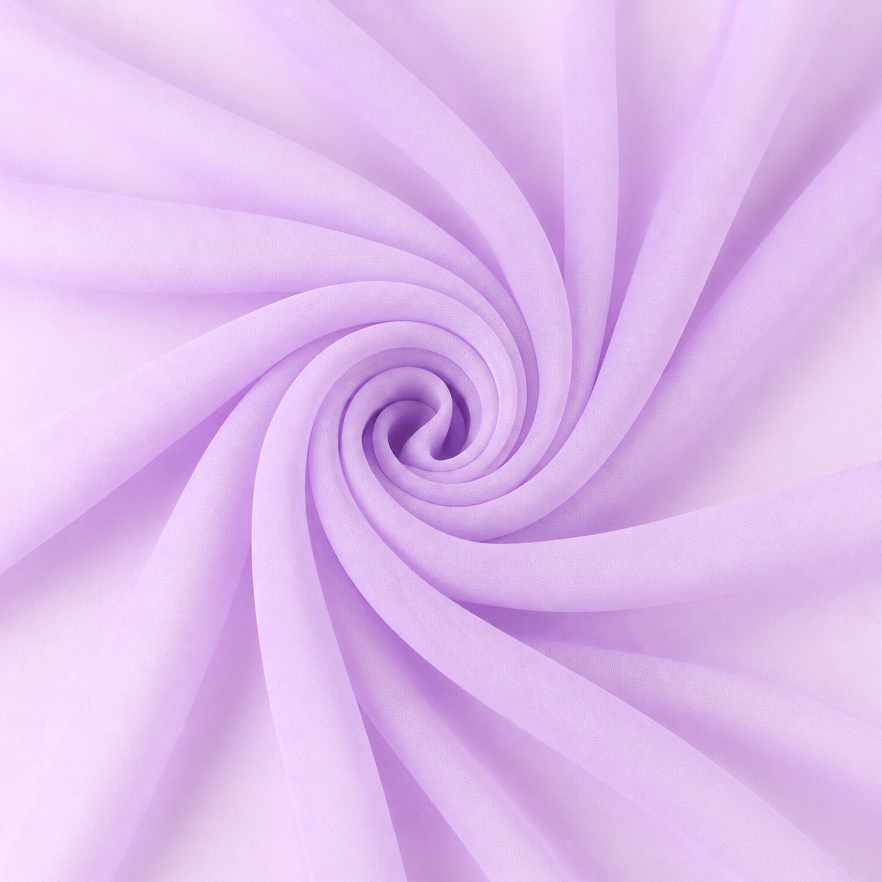 Lilac Purple Chiffon Fabric – Sheer Flowing Material for Dresses & Event Decor