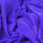 Chiffon Backdrop, Wedding Arch, Dusty, Light & Navy Blues Ceremony Draping | Polyester | 60 Inch Wide Panel, Sheer Matte Finish