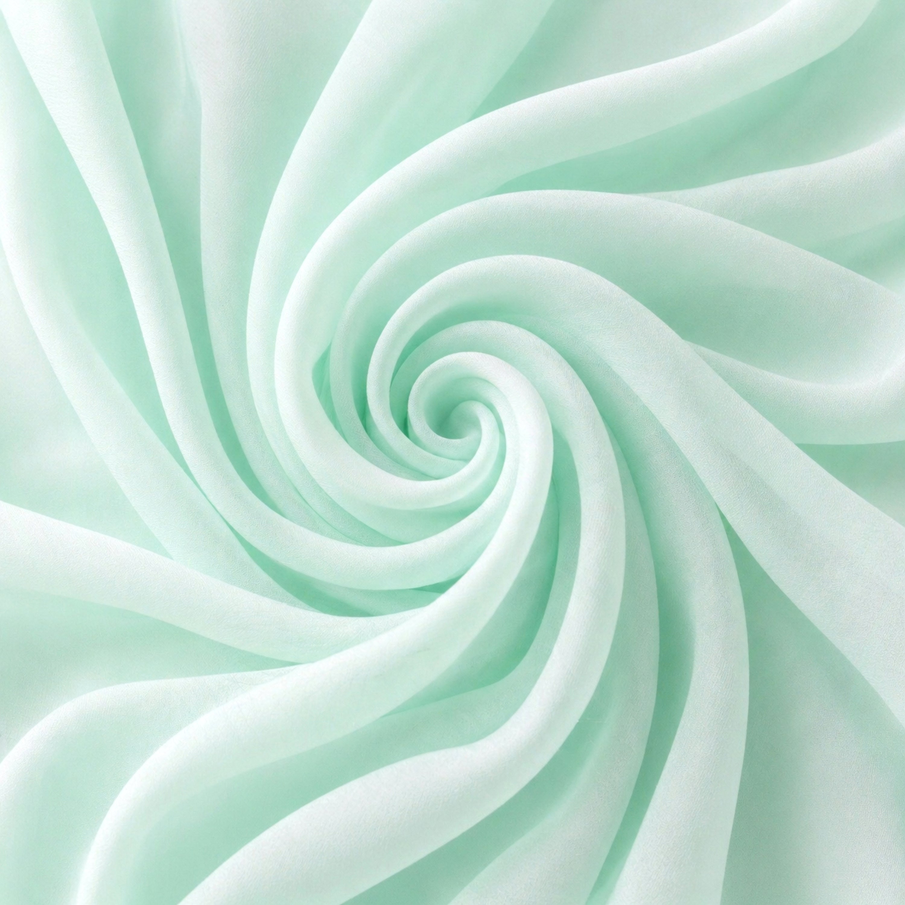 Mint Jade Chiffon Fabric – Sheer Lightweight Material for Dresses