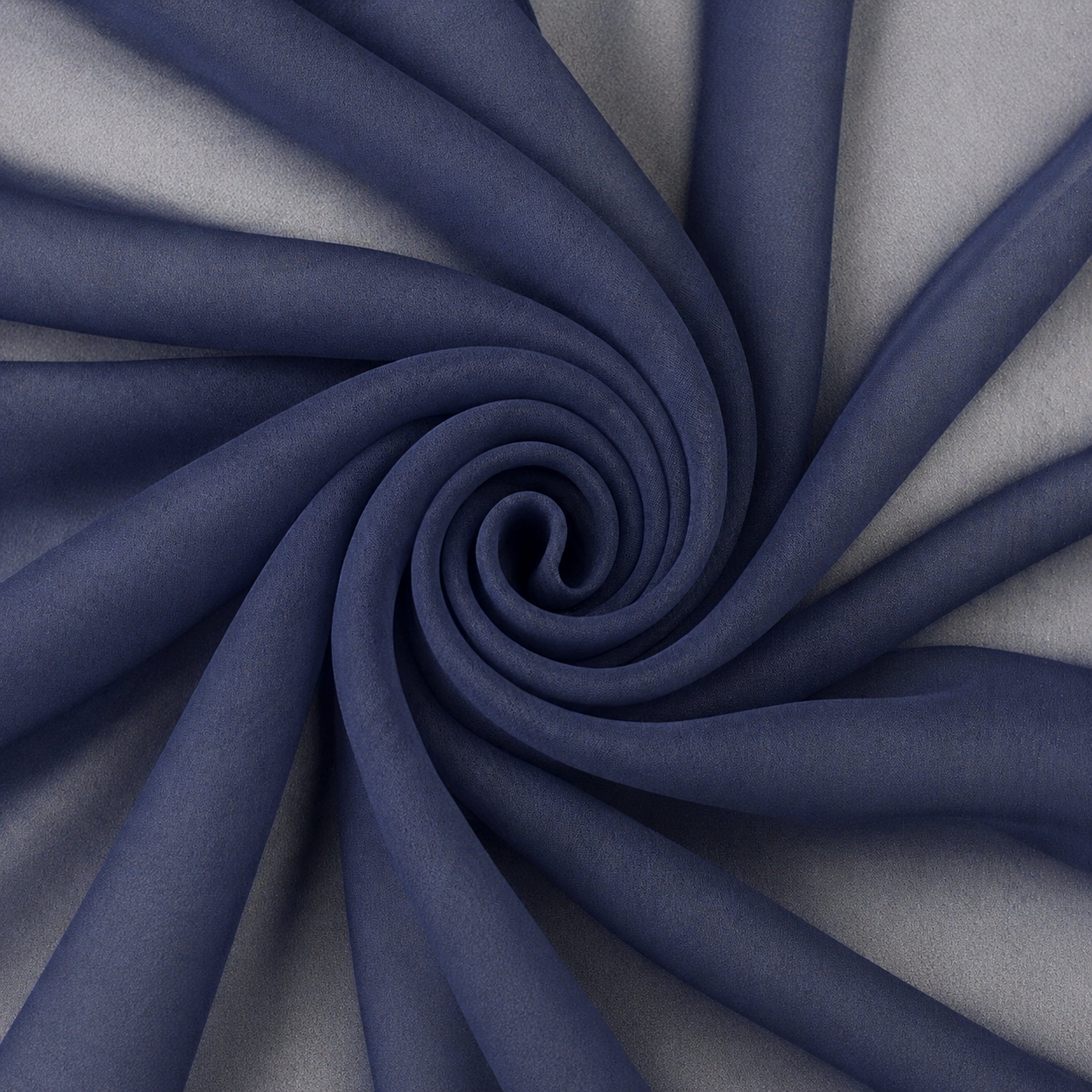 Blue Chiffon Fabric – Sheer Flowing Material for Dresses, Bridesmaid & Decor