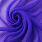 Chiffon Backdrop, Wedding Arch, Dusty, Light & Navy Blues Ceremony Draping | Polyester | 60 Inch Wide Panel, Sheer Matte Finish