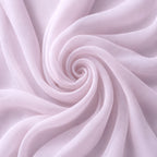 Chiffon Backdrop, Wedding Arch, Dusty, Light & Navy Blues Ceremony Draping | Polyester | 60 Inch Wide Panel, Sheer Matte Finish