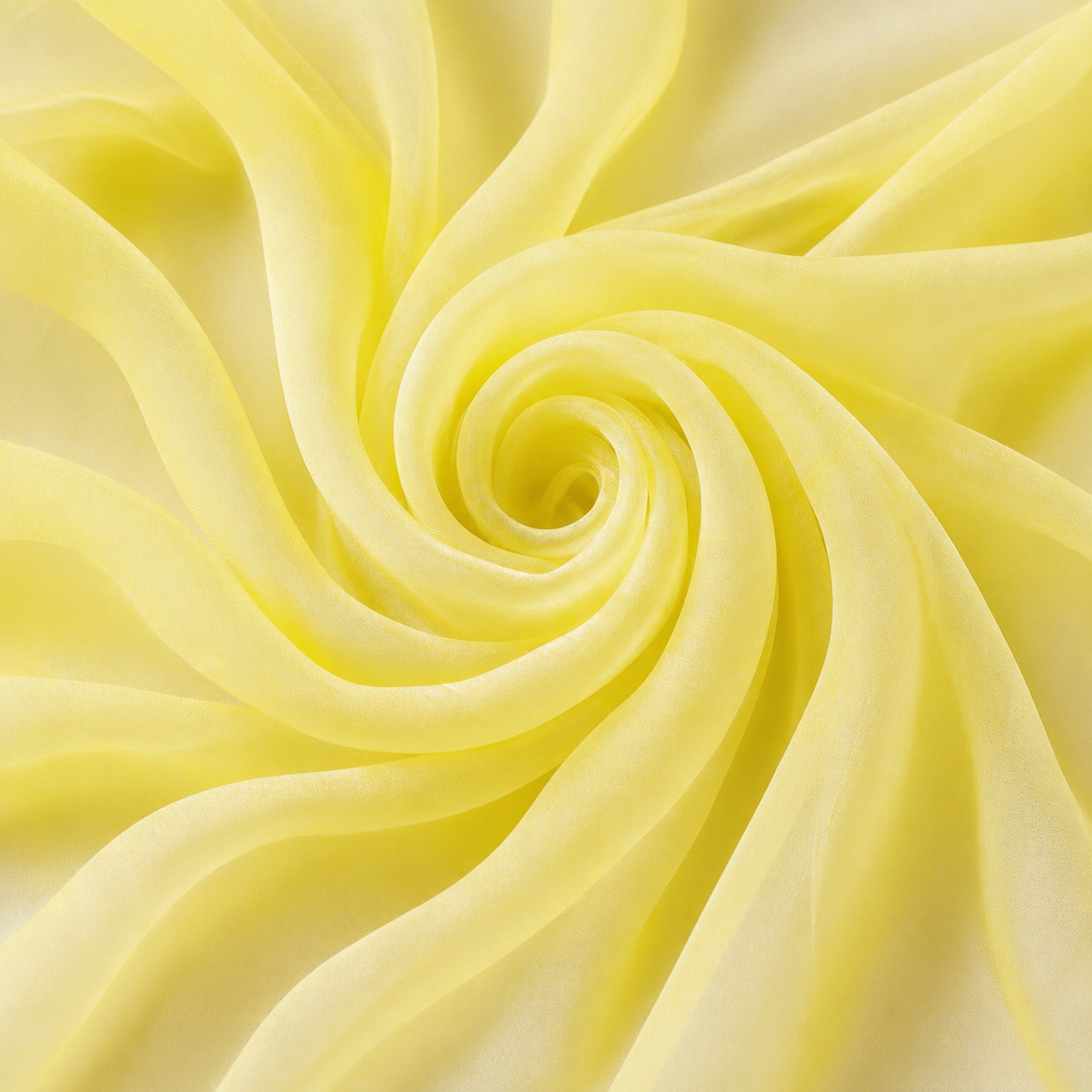Yellow Orange Chiffon Fabric – Sheer Flowing Material for Dresses