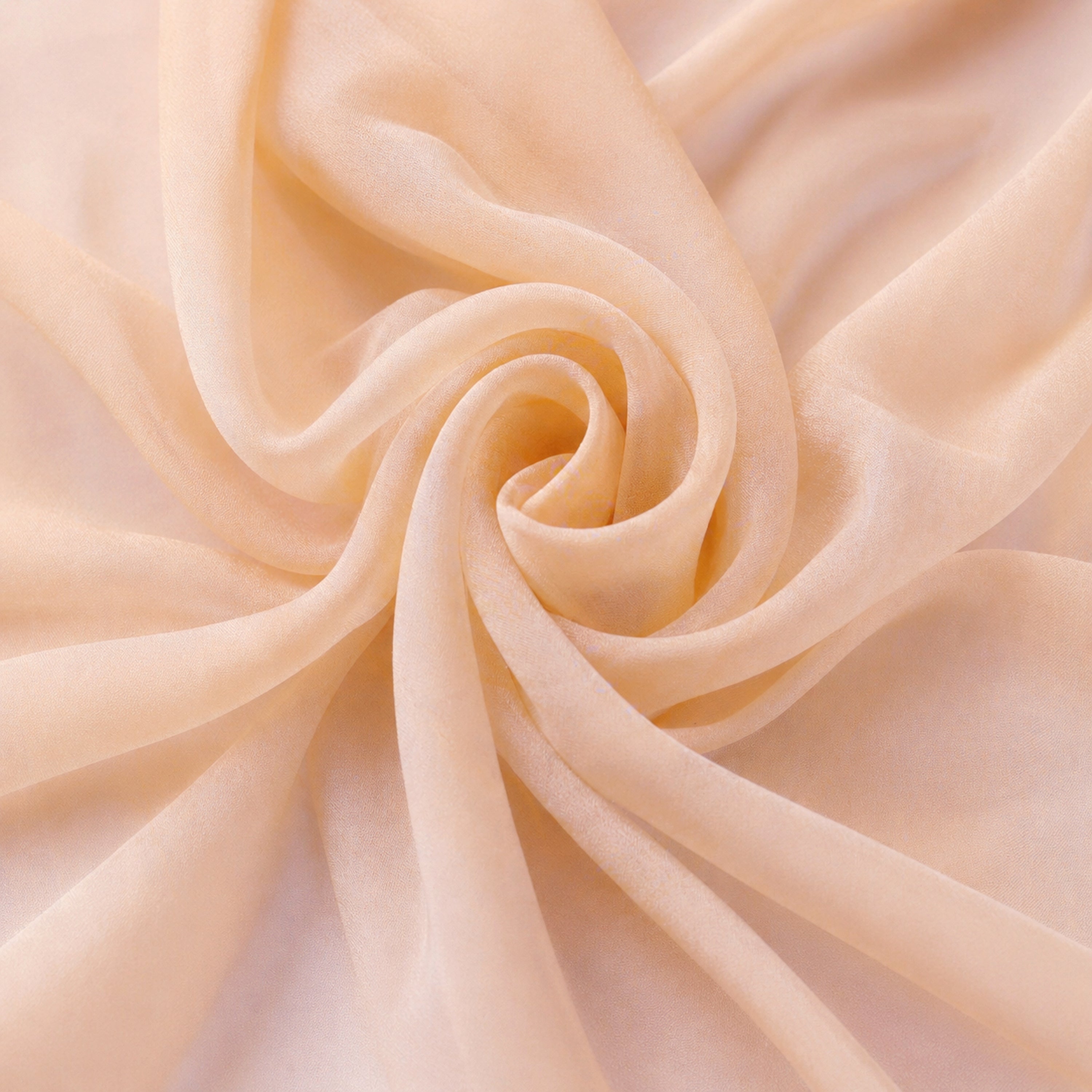 Yellow Orange Chiffon Fabric – Sheer Flowing Material for Dresses